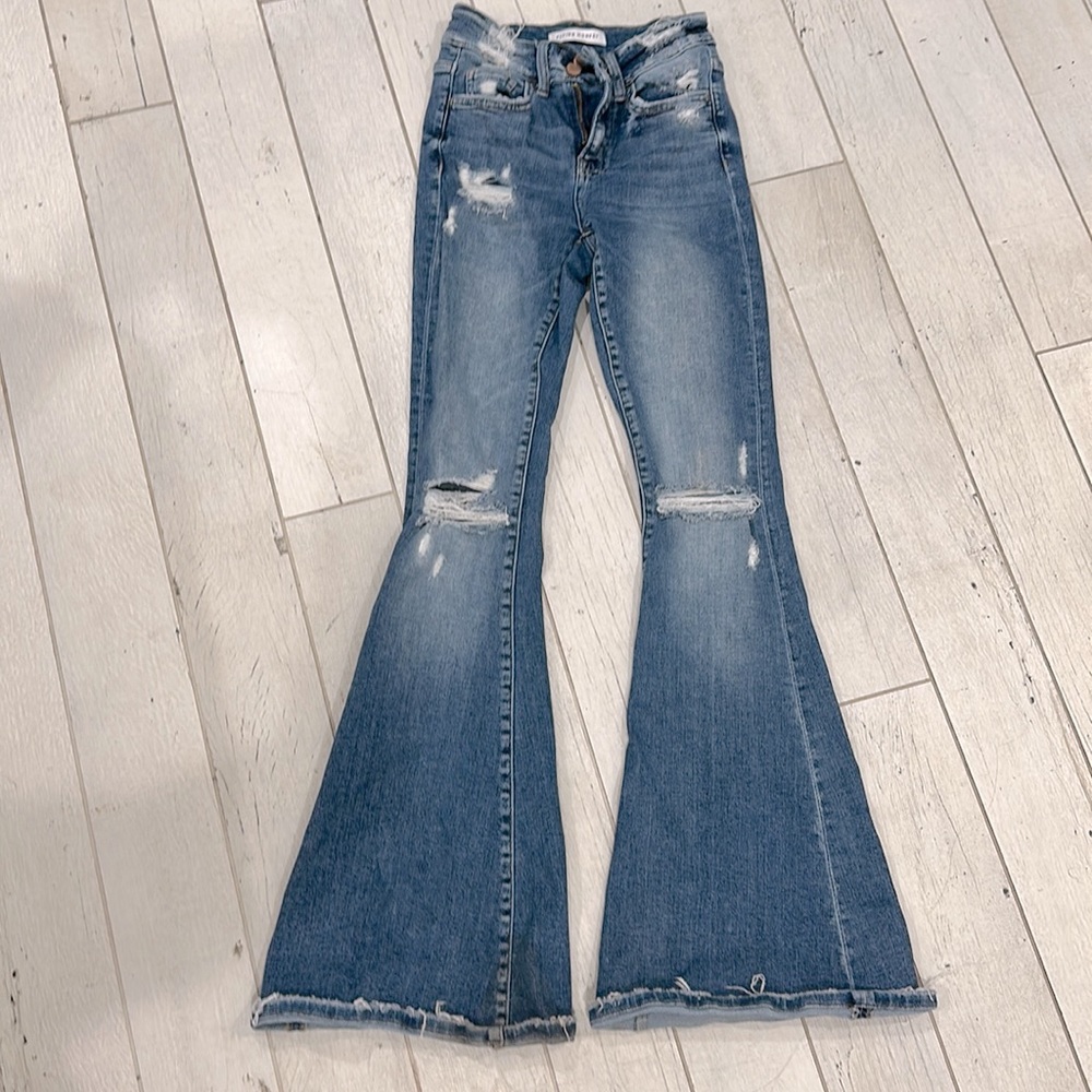 Kids bell bottoms jeans